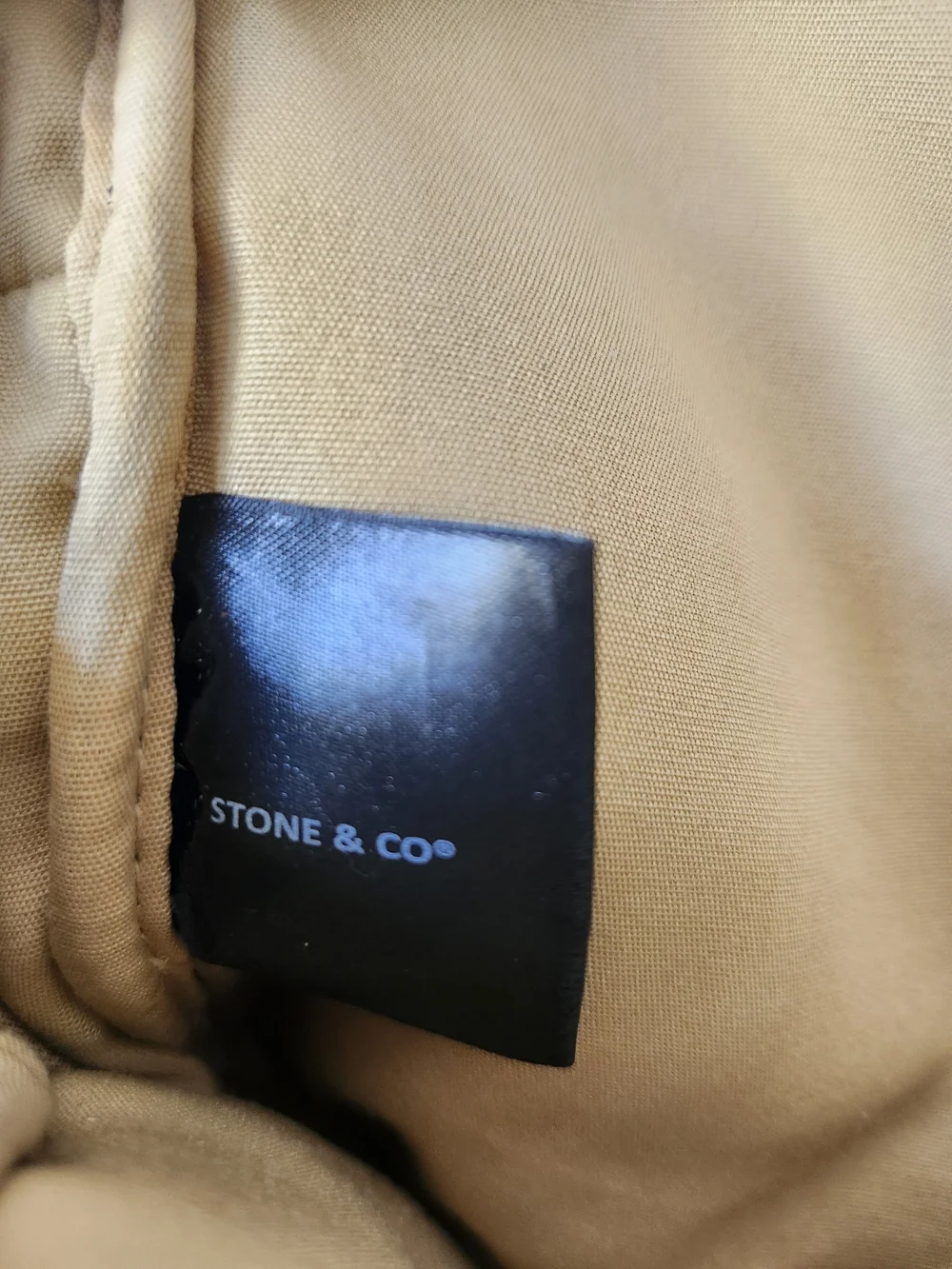 Stone & Co. Black Textured Mini Backpack